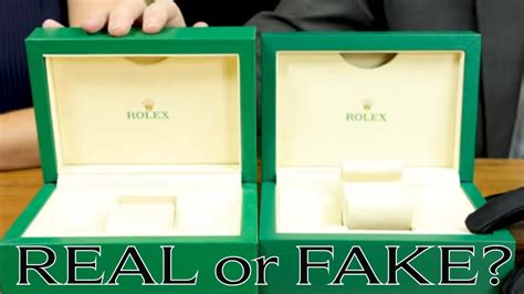 rolex box real or fake|how to tell genuine rolex.